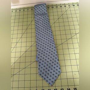 Beautiful blue Versace silk designer tie made in Italy